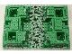 30271px2-6 Basisplaat 32x48x6 Kasteel met pad (PAKKETPOST) groen NIEUW *1W000