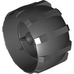 30324-11 Hardplastic wiel met open spaken PAKKETPOST zwart gebruikt *5W000