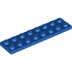 3034-7 Platte plaat 2x8 blauw NIEUW *5K0000