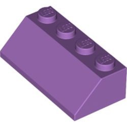 3037-157G Dakpan 45 graden 4x2 lavender, midden gebruikt *1D023