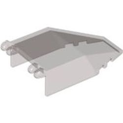 30372-13G Cockpit 7x4x1 2/3 transparant bruin (naam was: trans ZWART) gebruikt *