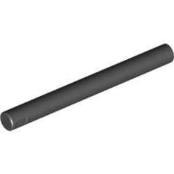 30374-11G Paal lengte 4 noppen zwart gebruikt *1E014