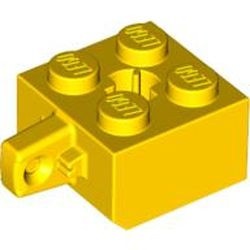 30389-3 Scharniersteen 2x2 - 1 vinger geel NIEUW *