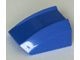 30602-97 Dakpan rond 2x2 ribbeltjes (geen noppen bovenop) blauwviolet NIEUW *1B187