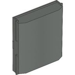 30650-10G Paneel 2x8x8 donkergrijs, klassiek gebruikt *1F020