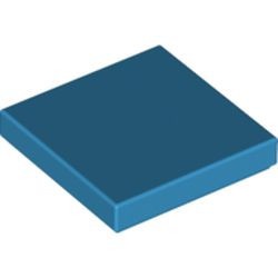 3068b-153 Tegel 2x2 blauw, donkerazuur NIEUW *1B119