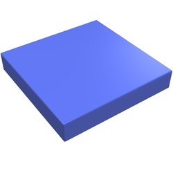 3068b-97G Tegel 2x2 blauwviolet gebruikt *1B344