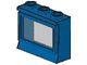 31-7G Raam 1x3x2- KLASSIEK met glas blauw gebruikt *1C033