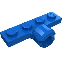 3183-7G Platte plaat 1x4 contra trekhaak blauw gebruikt *0L000