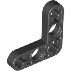 32056-11G Technic, Hefbalk 3x3 L-vorm dun zwart gebruikt *1D000