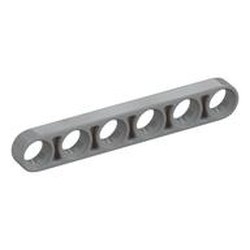 32063-86G Technic, Hefbalk 1x6 dun grijs, licht (blauwachtig) gebruikt *1D000