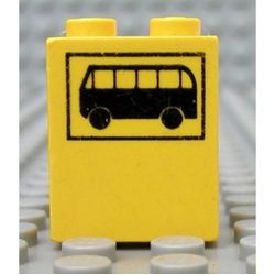 3245bpx4-3G Steen 1x2x2 Autobus geel gebruikt *2-4