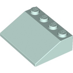 3297-152 Dakpan 33 graden 3x4 aqua, licht NIEUW *1B129