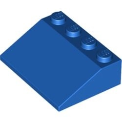 3297-7G Dakpan 33 graden 3x4 blauw gebruikt *1D019