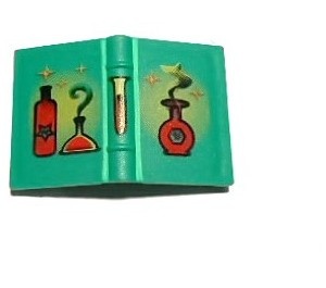 33009px1-6G Boek met rode fles groen gebruikt *1E020