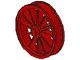 35-5G Spaakwiel groot rood gebruikt *5W000
