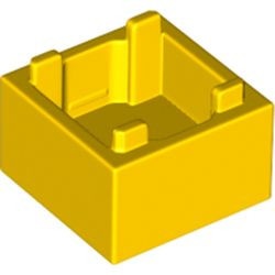 35700-3 Box laag top opening geel NIEUW *5K000