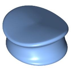 3624-42 Platte pet blauw, midden NIEUW *0L0000