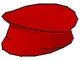 3624-5G Platte pet rood gebruikt *0L0000
