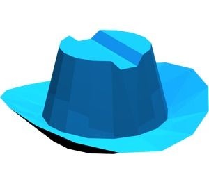 3629-7 Cowboyhoed (klassiek) blauw NIEUW *0L0000 - Img 2