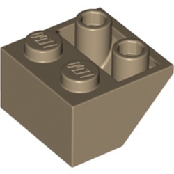 3660-69 Omgekeerde dakpan 45 graden 2x2 crème,donker NIEUW *1B224