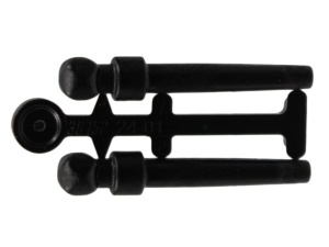 36752-11 2x toverstaf (Harry Potter) zwart NIEUW *5C074