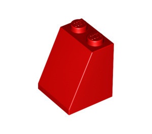 3678b-5G Dakpan 65 graden 2 breed met bodemnop rood gebruikt *1D025