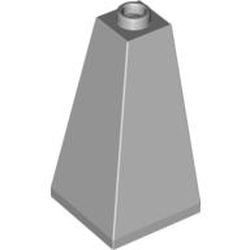 3685-86 Dakpan 75 graden 2x2x3 hoek (2 kanten) grijs, licht (blauwachtig) NIEUW *1B162