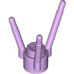 3741-154 Bloemsteel voor diverse kleine blaadjes lavender, licht NIEUW *0D019