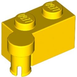 3830-3 Scharniersteen 1x2 (helft, top) geel NIEUW *1B061
