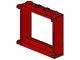 3853-5 Raam 1x4x3 te combineren met 2 panelen 3854, 2 luiken 3856 of glas 3855 rood NIEUW *5D0000 - Img 2