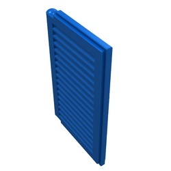 3856-7 Luik groot 1x2x3 voor ramen 3853- Voor elk raam 2x nodig blauw NIEUW *1L0000