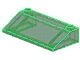 3939-20G Dakpan 33 graden 3x6 (zijsteunen binnen) transparant groen gebruikt *1D026