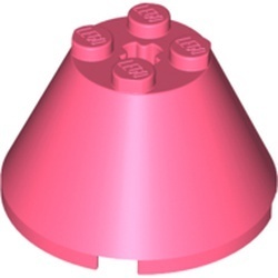 3943b-220 Kegel 4x4x2 MET ASGAT rood, koraal NIEUW *1R021