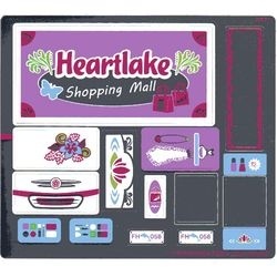 41058stk02 STICKER 41058 (2) Heartlake Shopping Mall NIEUW *0S0000