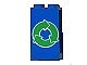 4132pb01-7G Raam 2x4x3 Frame met Recycling symbool blauw gebruikt *