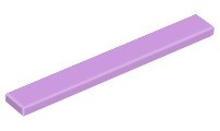 4162-157G Tegel 1x8 lavender, midden gebruikt *1B343