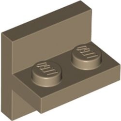 41682-69 Verbindingsplaat 2x2 1x2 in midden crème,donker NIEUW *5A038