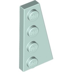 41769-152 Wig plaat 4x2 rechts aqua, licht NIEUW *1B230