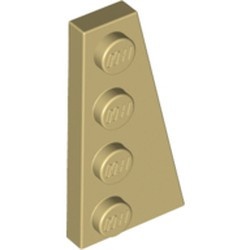 41769-2 Wig plaat 4x2 rechts crème NIEUW *1B230