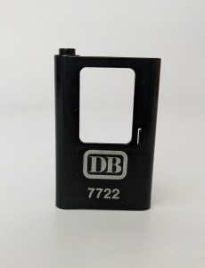 4181pb024-11G Trein, Deur 1x4x5 links met sticker DB 7722 zwart gebruikt *1D0000