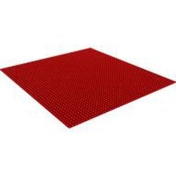 4186-5 Basisplaat 48x48 (past NIET door brievenbus) rood NIEUW *5W000