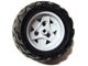 41896c02-86 Wiel 43.2mm doorsnede 26mm breed TR,zwarte truckband 68.8x36 H (41896/41893) (PAKKETZENDING!) grijs, licht (blauwachtig) NIEUW *5W000