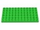 4196-36 DUPLO plaat 6x12 groen, helder NIEUW *