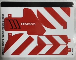 42061stk01 STICKER Telehandler NIEUW *0S0000