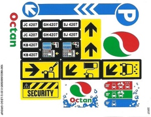 4207stk01 STICKER 4207 City - City Garage NIEUW *0S0000