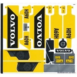 42114stk01 STICKER 42114 6x6 Volvo Articulated Hauler NIEUW *0S0000