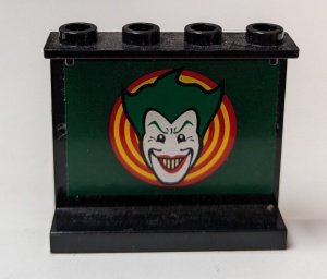 4215pb043-11G Paneel 1x4x3 Wthe Joker (binenzijde) zwart gebruikt *0D0000