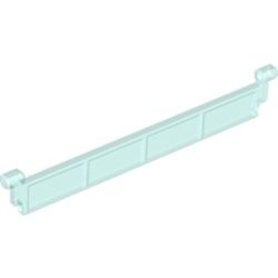4218-15 Garagedeur- element zonder hendel transparant lichtblauw NIEUW *1B271