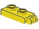 4276-3G Scharnierplaat 1x2 - 2 vingers aan uiteinde (vert) geel gebruikt *1B311